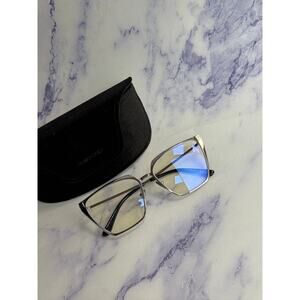 NEW Tom Ford FT5945-B Bluelight Frames in Silver